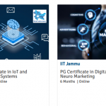 PG Certificate Program in “IoT & Embedded Systems” and “Digital & Neuro-Marketing”